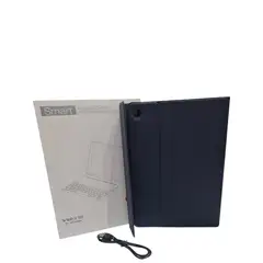 GENERICO - ESTUCHE FUNDA Y TECLADO PARA TABLET SAMSUNG A9+ DE 11'P AZUL OSCURO