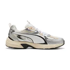 PUMA - Tenis Deportivos Marca Milenio Tech Blanco/Beige Hombre