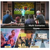 GENERICO - Audio Visual Mini Proyector Portátil Con Trípode Altura Ajustable