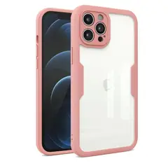 GENERICO - Estuche Protector Case Funda Full 360 Para Iphone 12 Pro Max Rosa