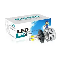 GENERICO - Bombillo Led H4 Motoled Original 4 Caras 8.000 Lm Ac / Dc