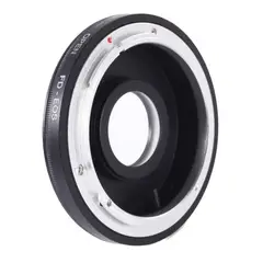 GENERICO - Anillo Fd A Eos Con Vidrio - Poner Lentes Canon Fd En Cu