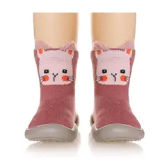 MUNDO BEBE - Medias Zapato Bebé Para Niño Niña Siliconada