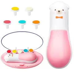 GENERICO - Lima Eléctrica para Bebé con Luz LED Diseño Osito