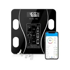 GENERICO - Báscula Inteligente Bluetooth Peso Digital Grasa Corporal 180kg 2017A