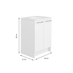 BERTOLINI - Mueble de Baño Atlanta con lavamanos 62cm