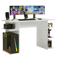 MADESA - Escritorio PC Gamer Blanco 9424 - Blanco