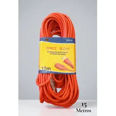 GENERICO - Extension Electrica Industrial y Casa X15 Metros color Naranja