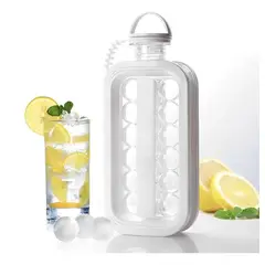 GENERICO - Hielera Botella Termo Portátil Molde Cubos Hielo Esféricos