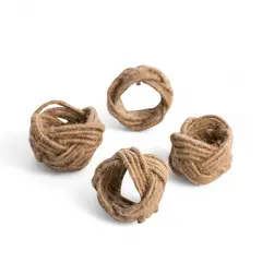 AMBIENTE GOURMET - Aros de servilleta nudo setx4