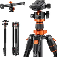 K&F CONCEPT - Tripode 360° 200cm 3-en-1 kf Monopie Cenital Horizontal Panoramico