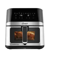 OSTER - Freidora Af75w 75l Digital Ventana Y Luz Interna Negro