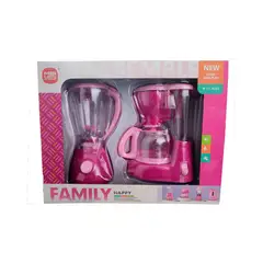 GENERICO - Licuadora Cafetera Juguete Niñas Interactiva Rol Muñecas