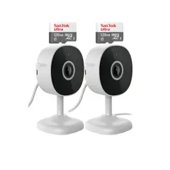 NEXXT SOLUTIONS - Pack 2 Camaras Nexxt Wifi + 2 Micro Sd 128gb Vision Nocturna