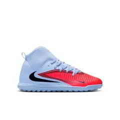 NIKE - Jr Phantom 6 High Club Tf Guayos azul de niño para futbol