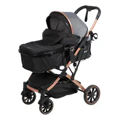 EBABY - Coche Para Bebe Moisés Tipo Maleta Capota Expandible