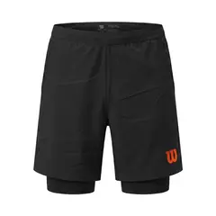 WILSON - Pantaloneta Short 2 En 1 Deportiva Flex