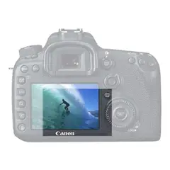 GENERICO - Protector Display Hd Vidrio Templado Para Canon 7d Mark