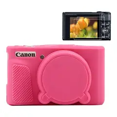 GENERICO - Funda para Canon PowerShot SX740 HS con protector de pantalla
