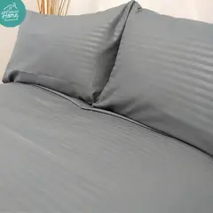 WONDER HOME - Sábana bajera ajustable + 2 fundas Gris Cama Queen