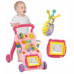 GENERICO - Andadera Caminador Musical Para bebé Nuevo Rosa