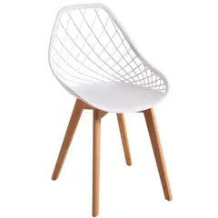 MOBLIHOUSE - Silla De Comedor Firenze Blanca