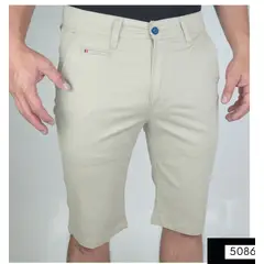 ABC - Bermuda Para Caballero Dril Licrado Con Bolsillos colores