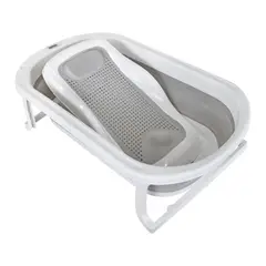 HAPPY BABY - Bañera Bebe Plegable Portatil Wanda Gris
