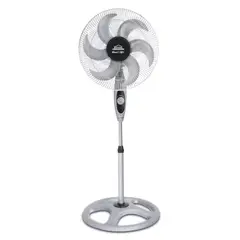 HOME ELEMENTS - Ventilador Pedestal 18 Gris - Maxi Flow Elite