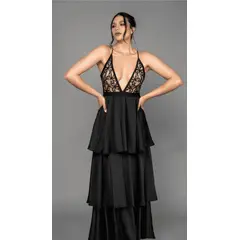 MARAMAR - VESTIDO LARGO CON BOLEROS