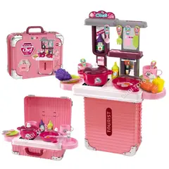 GENERICO - Kit maleta portatil cosina juguete didactico rol ninas