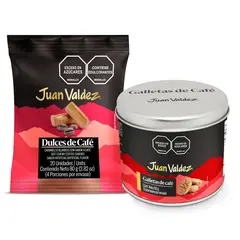 JUAN VALDEZ - Pack Galletas Café + Caramelos Masticables X20