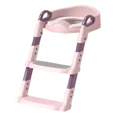 FRAGOLA KIDS - Vasenilla Escalera Baño De Entrenamiento Inodoro Niños Rosa