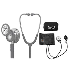 LITTMANN - Fonendoscopio Classic 3 Gris 5621 + Tensiometro Gmd + Regalo