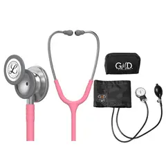 LITTMANN - Fonendoscopio Classic 3 Pearl Pink 5633 + Tensiometro Gmd + Regalo