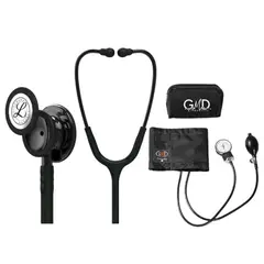 LITTMANN - Fonendoscopio Classic 3 Black Smoke 5811 + Tensiometro Gmd + Regalo