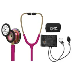 LITTMANN - Fonendoscopio Classic 3 Raspberry Rainbow 5806 + Tensiometro Gmd + Regalo