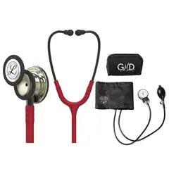 LITTMANN - Fonendoscopio Classic 3 Burgundy 5864 + Tensiometro Gmd + Regalo