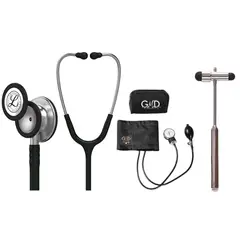 LITTMANN - Fonendoscopio Classic 3 Black 5620 + Tensiometro + Martillo