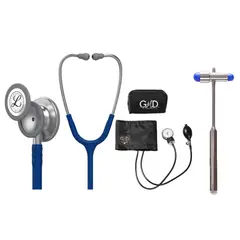 LITTMANN - Fonendoscopio Classic 3 Navy Blue 5622 + Tensiometro + Martillo