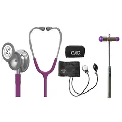 LITTMANN - Fonendoscopio Classic 3 Plum 5831 + Tensiometro + Martillo