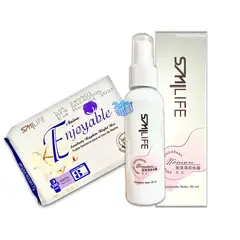 HEALTHY AMERICA - Desodorante Mujer Natural Hgw Smilife + Toalla Noche