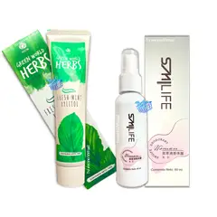 HEALTHY AMERICA - Desodorante Mujer Natural Hgw Smilife + Crema Dental Hgw