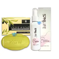 HEALTHY AMERICA - Desodorante Mujer Natural Hgw Smilife + Jabon Oliva