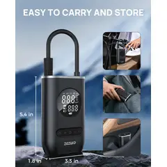 GENERICO - Inflador De Llantas Portable Compresor Carro Moto Balon
