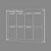 La Casa Del Artesano-Pizarra Planificadora Semanal Magnetica Con Marco