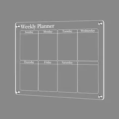GENERICO - Planificador Acrílico Semanal Y Mensual