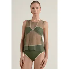 TOUCHE BALNEAIRE - Top Manga Corta de Playa Dama Marca Ref 0A45V53