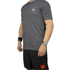 WILSON - Camiseta Jaspeada Manga Corta Hombre 71523
