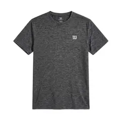 WILSON - Camiseta Deportiva Jaspeada Manga Corta Hombre